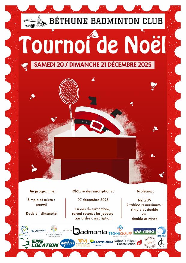 Tournoi National de Noel de la ville de Béthune